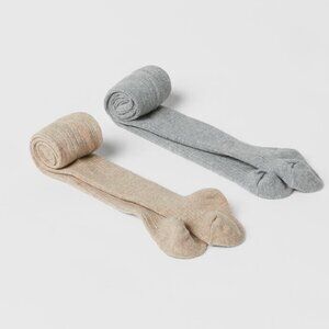 Zara Baby Girl Pair of Ribbed Tights